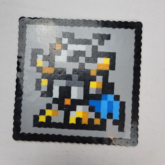 Alphamon 16Bit Digimon Digivice Perler Bead Pixel Art - Picture 1 of 2